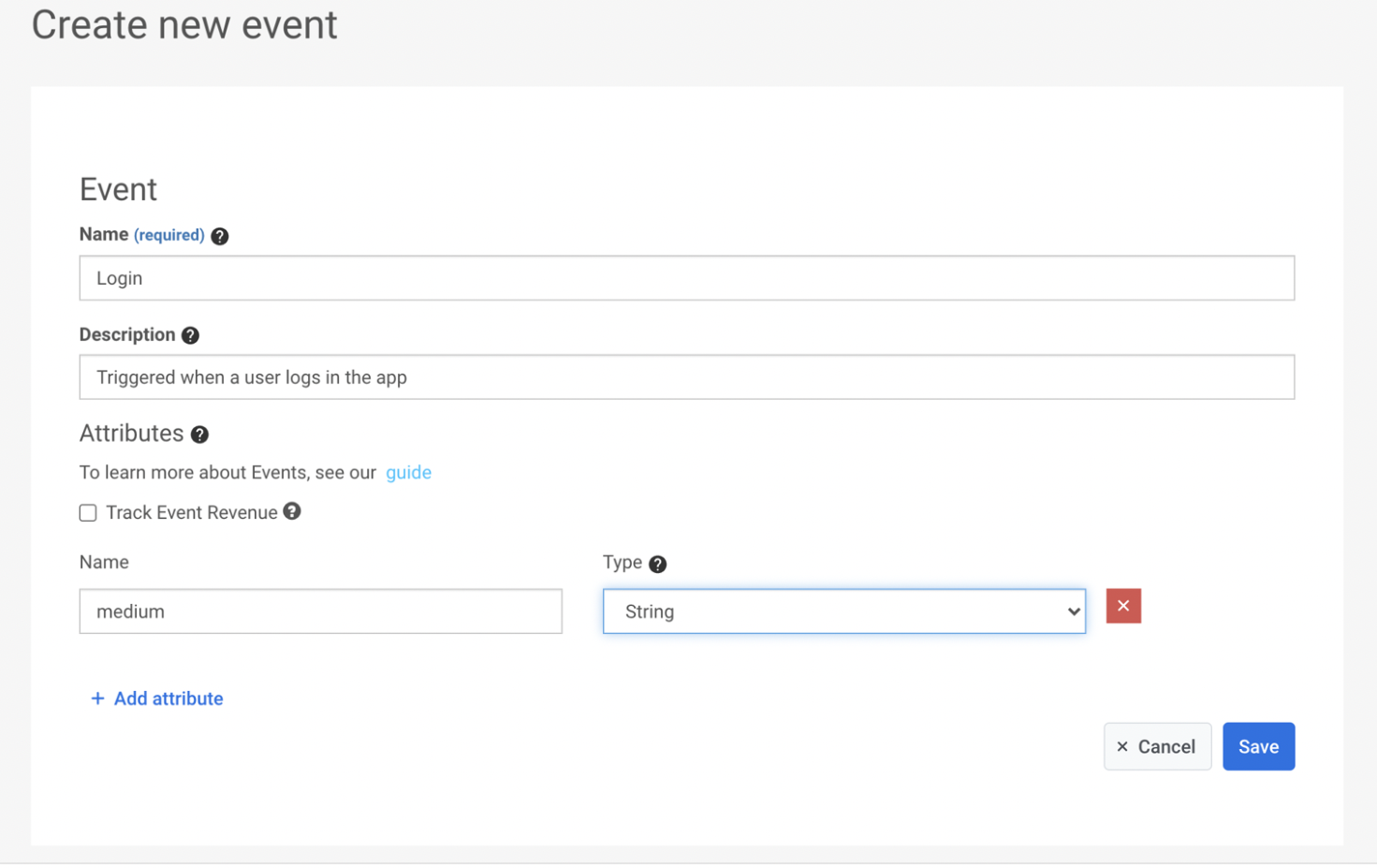 Create custom events for triggered messaging in Pushwoosh